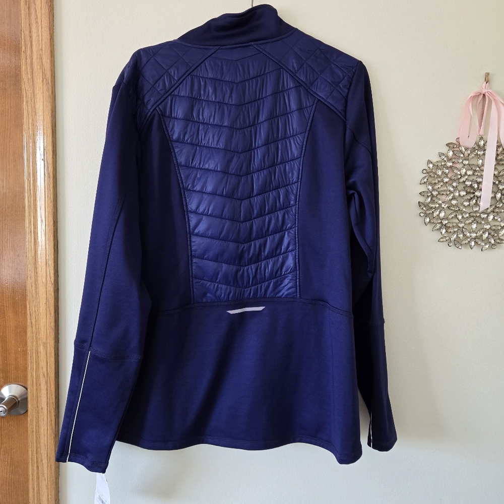 NWT Champion Duo Dry Women's Purple Sports Jacket Reflective XXL - Picture 7 of 9